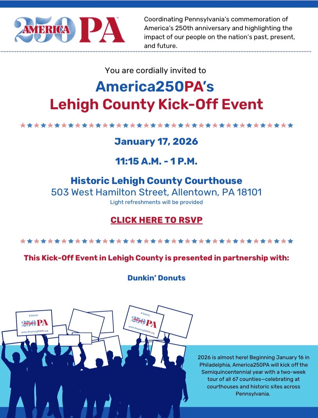 America250PA-LC Kick-Off Event